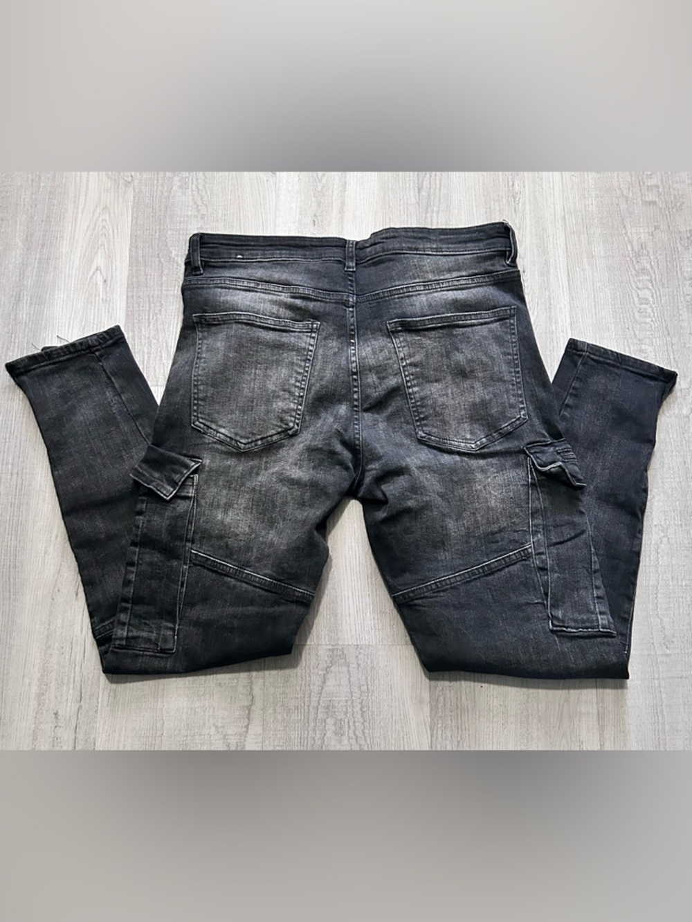 ZARA MENS CARGO JEANS - Picture 4 of 6